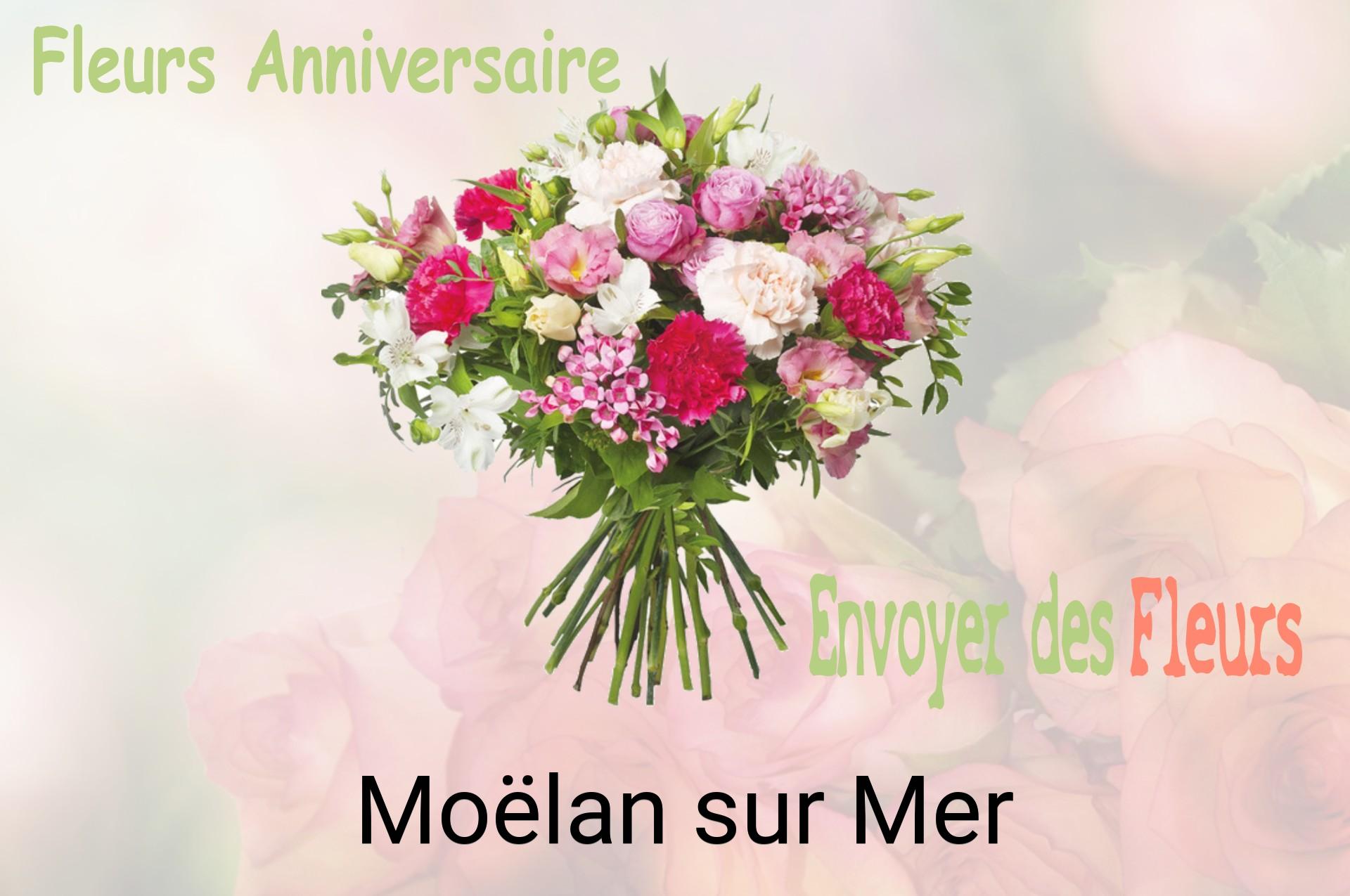 Bouquet de fleurs d’anniversaire livré à Moëlan-sur-Mer