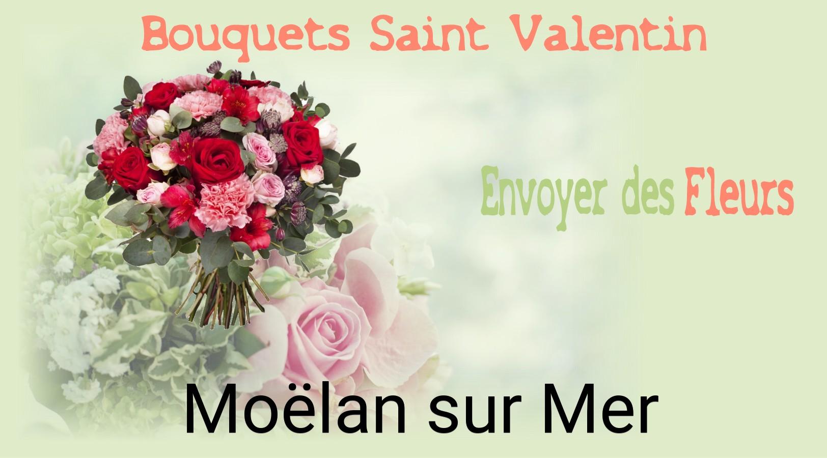 Roses de Saint-Valentin livrées à Moëlan-sur-Mer